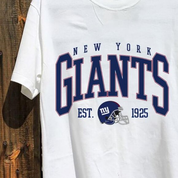 New York Giants Tee New York Football Vintage Style Tee shirt 90s PM - Picture 3 of 3
